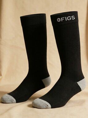 Figs Premium Support Compression Socks Size L Black